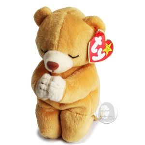 TY Beanie Babies Hope Bear with Tag Plushie Vintage Collectible Vintage 1999